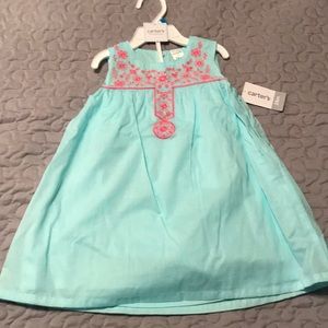Carters adorable dress with matching diaper cover